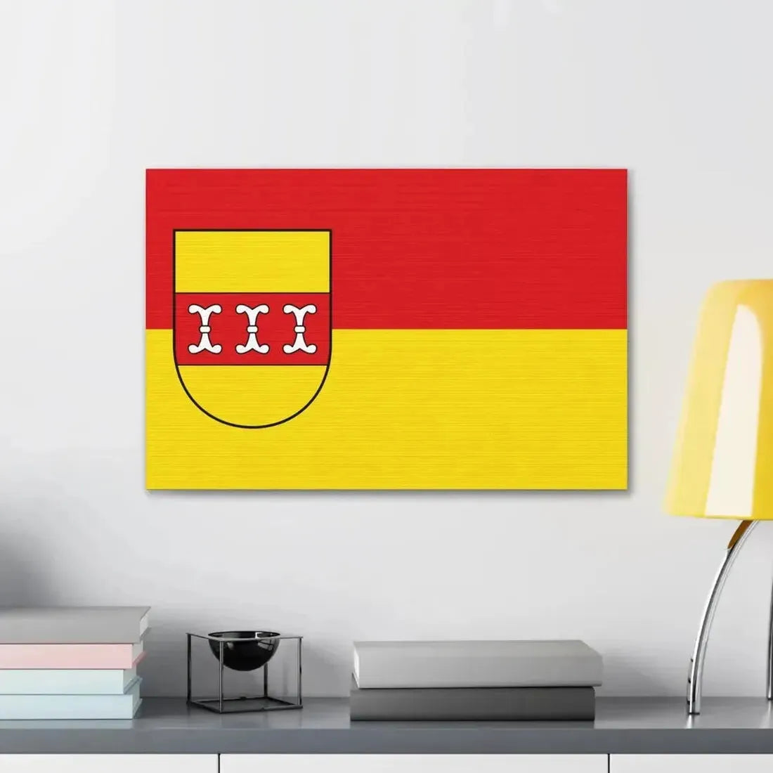 Flag of Borken Germany - Canvas Wall Art - The Sticker Space
