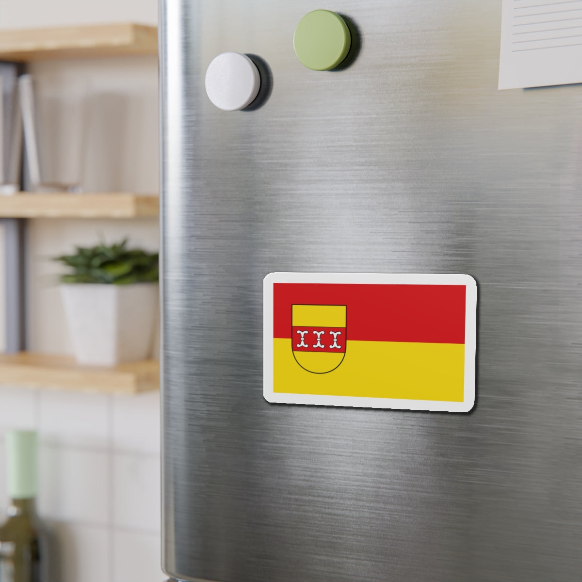 Flag of Borken Germany - Die-Cut Magnet-The Sticker Space