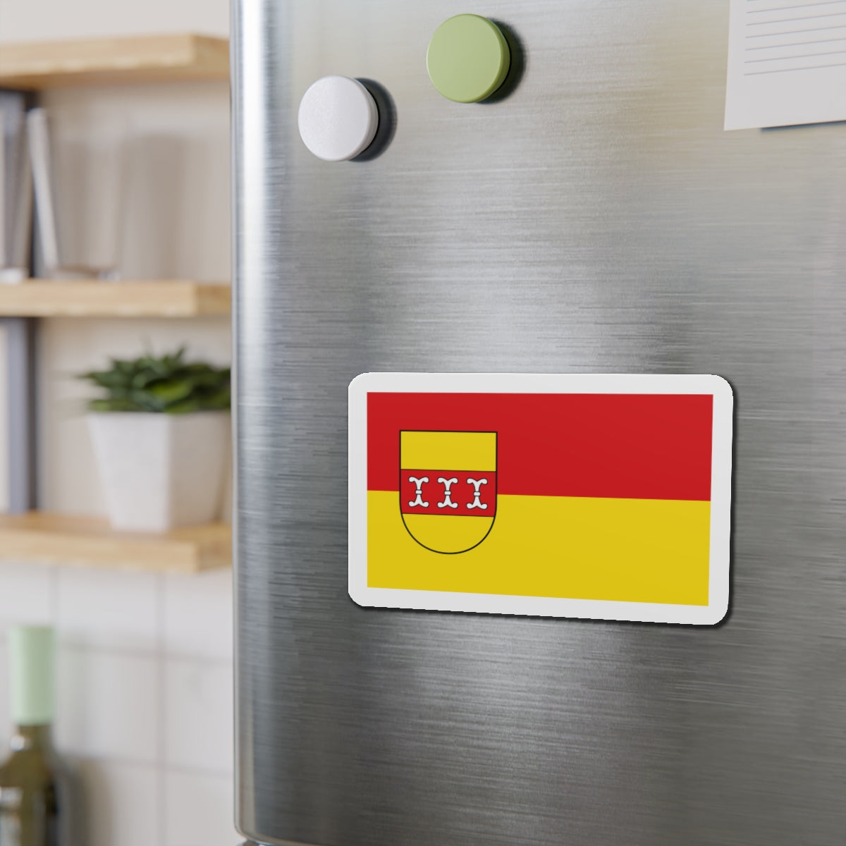 Flag of Borken Germany - Die-Cut Magnet-The Sticker Space