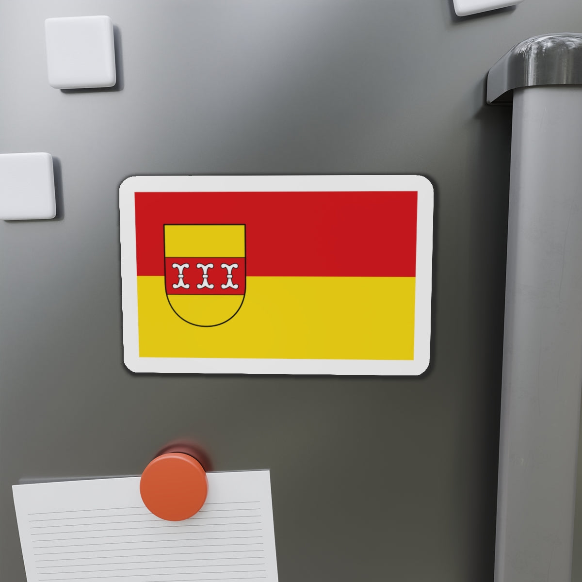 Flag of Borken Germany - Die-Cut Magnet-The Sticker Space