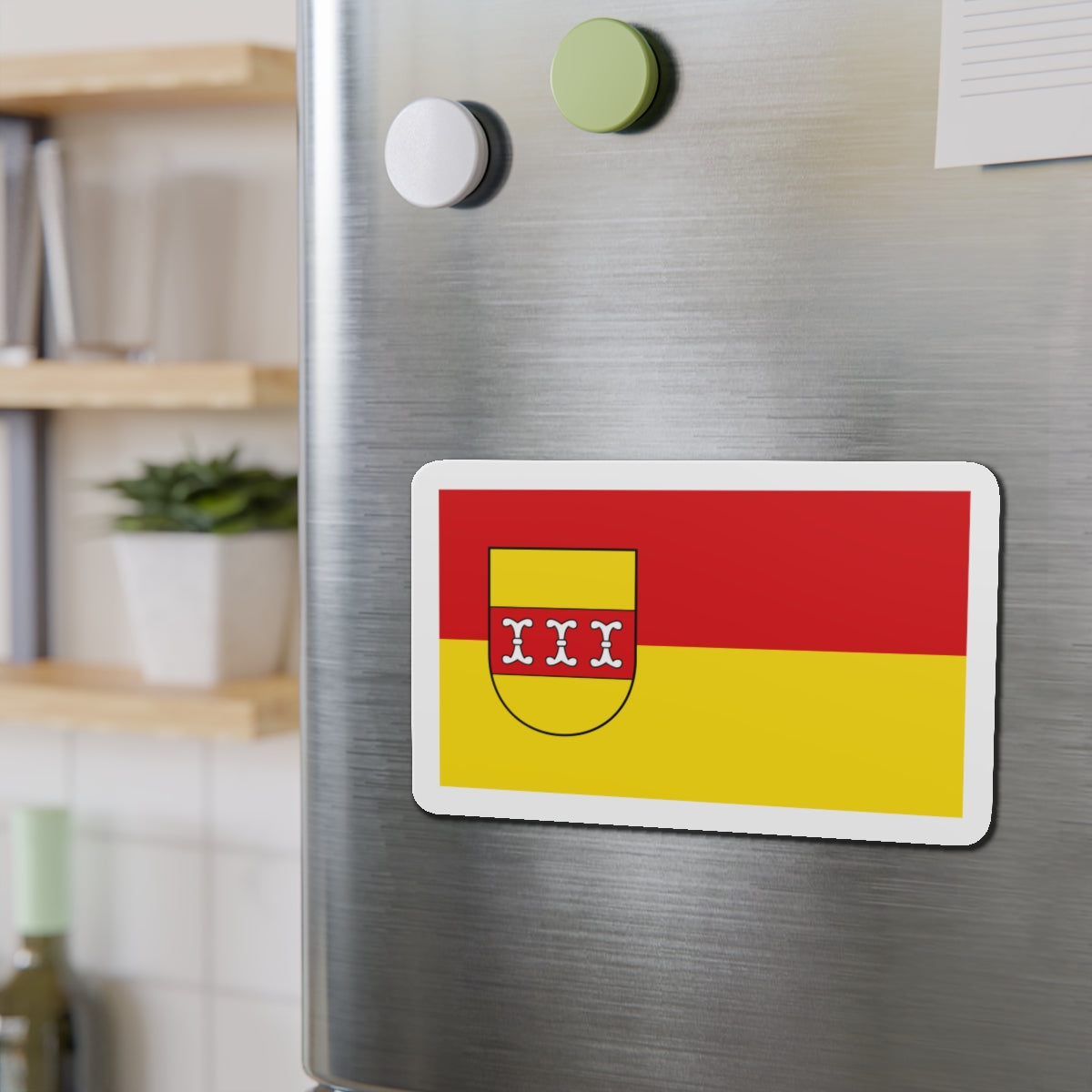 Flag of Borken Germany - Die-Cut Magnet-The Sticker Space