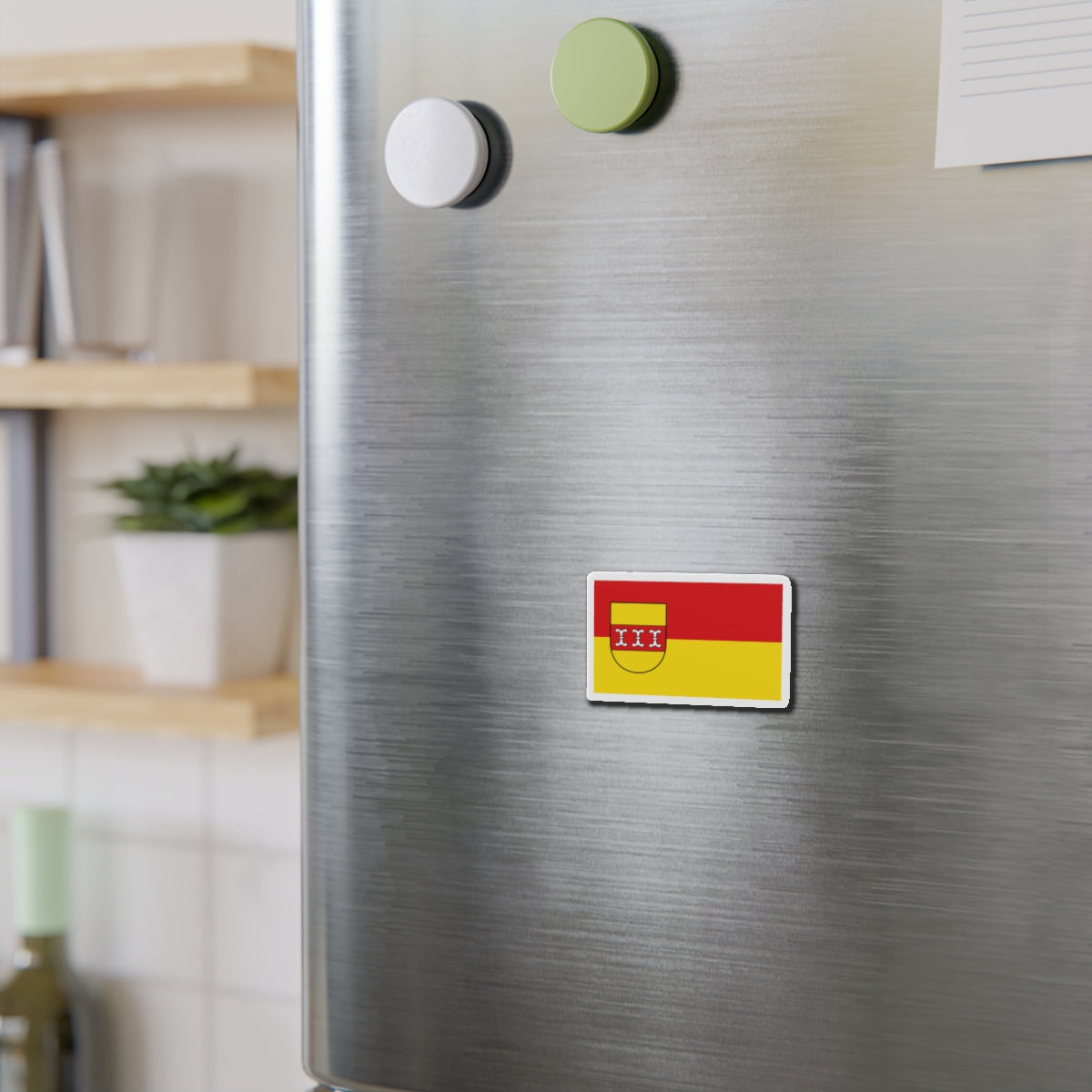 Flag of Borken Germany - Die-Cut Magnet-The Sticker Space