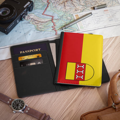 Flag of Borken Germany - Passport Holder-3.9" x 5.8"-The Sticker Space