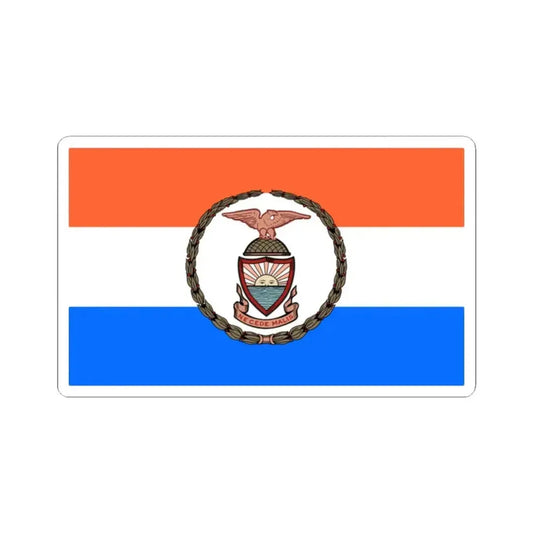 Flag of Borough of the Bronx (United States) STICKER Vinyl Kiss-Cut Decal 2 Inch White - The Sticker Space