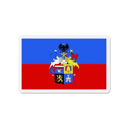 Flag of Borsod Abaúj Zemplén County Hungary - Refrigerator Magnet 3 Inch - The Sticker Space