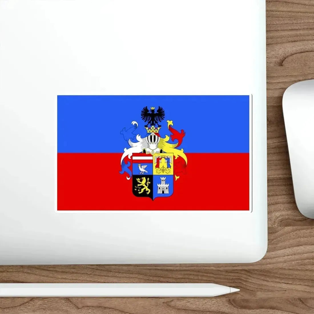 Flag of Borsod Abaúj Zemplén County Hungary STICKER Vinyl Die-Cut Decal - The Sticker Space