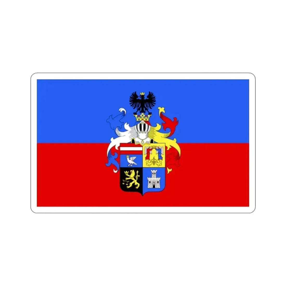 Flag of Borsod Abaúj Zemplén County Hungary STICKER Vinyl Die-Cut Decal - The Sticker Space