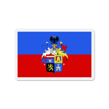 Flag of Borsod Abaúj Zemplén County Hungary - Die-Cut Magnet-2" x 2"-The Sticker Space