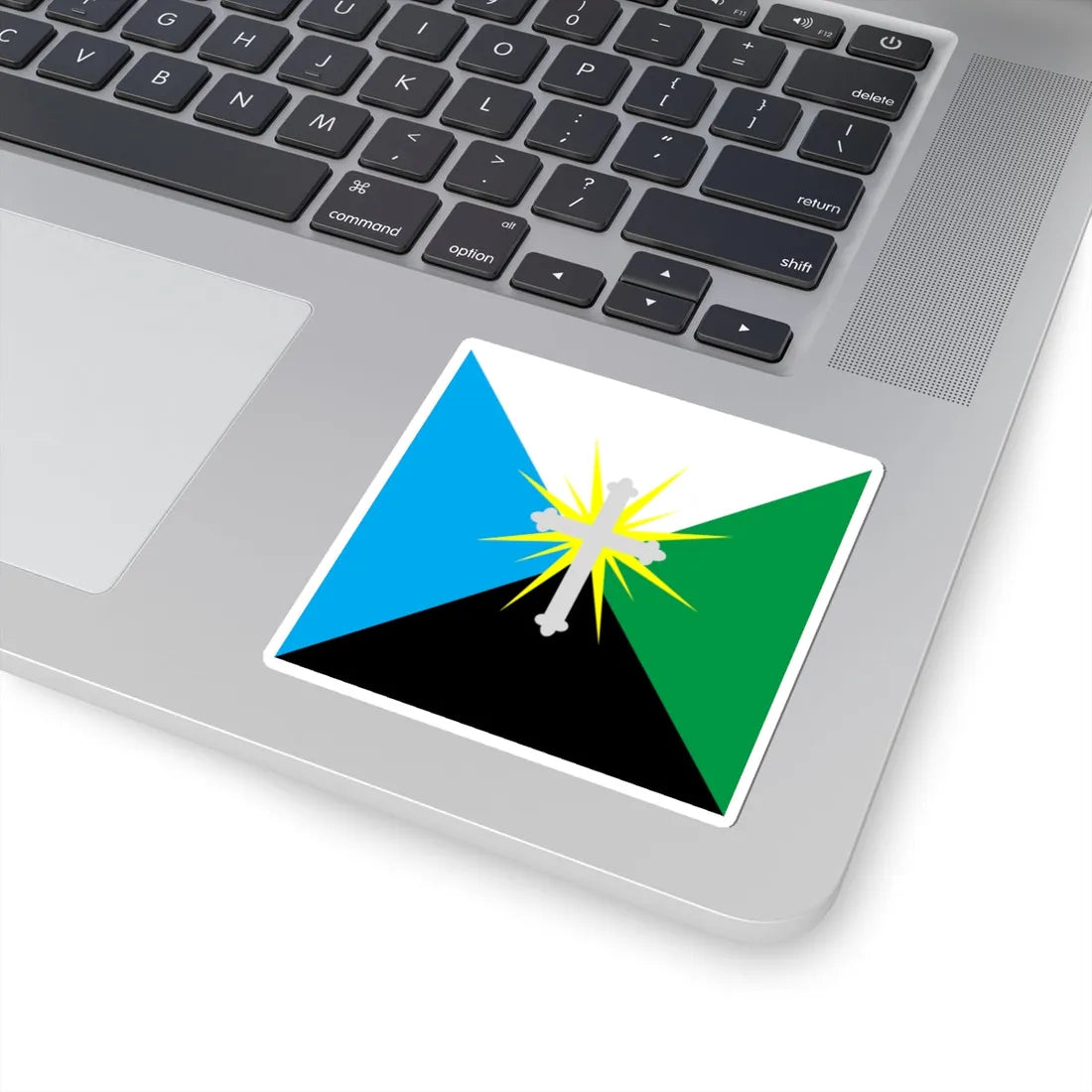 Flag of Boryslav (Ukraine) STICKER Vinyl Kiss-Cut Decal - The Sticker Space