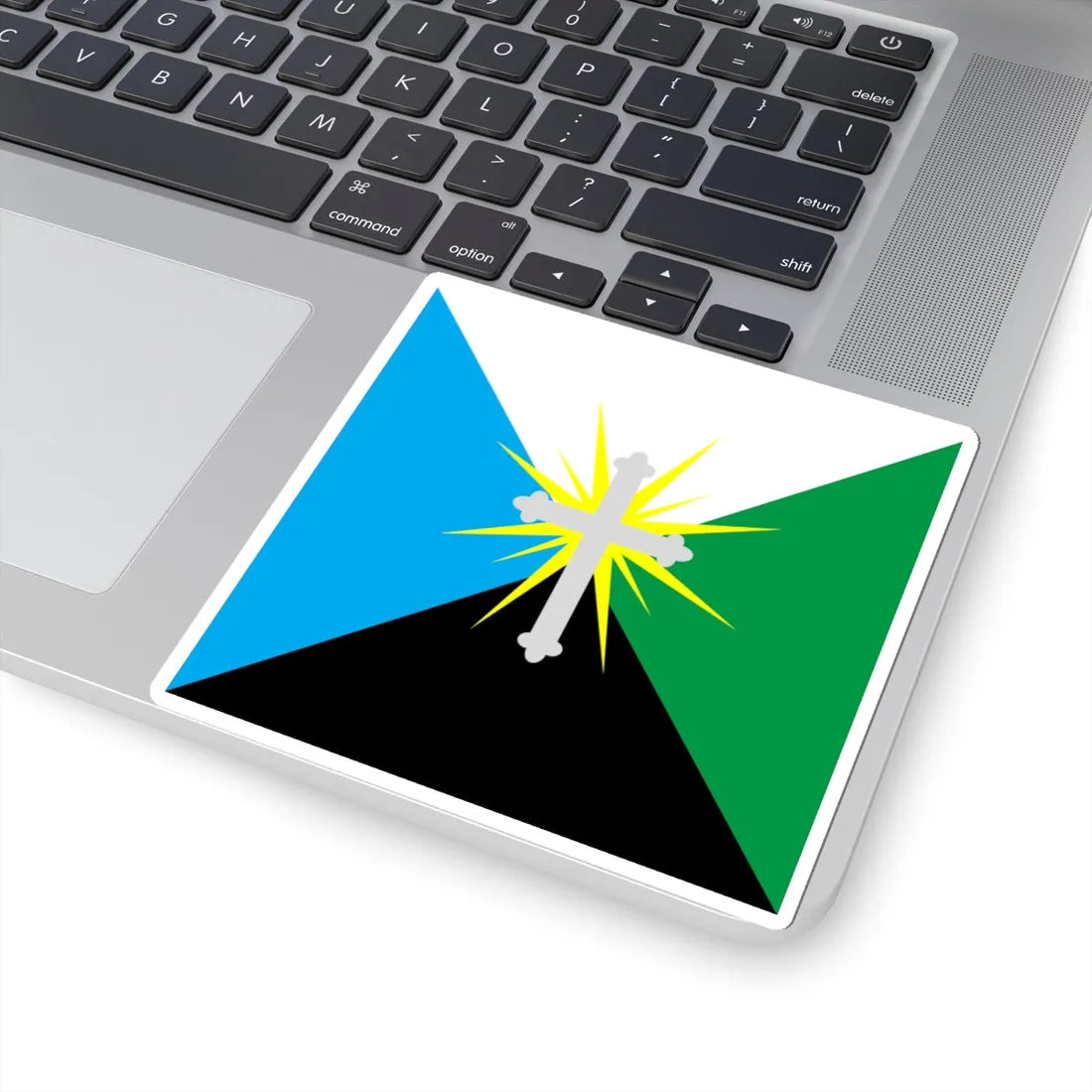 Flag of Boryslav (Ukraine) STICKER Vinyl Kiss-Cut Decal - The Sticker Space