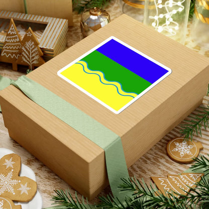 Flag of Borzna Ukraine (Ukraine) STICKER Vinyl Kiss-Cut Decal - The Sticker Space