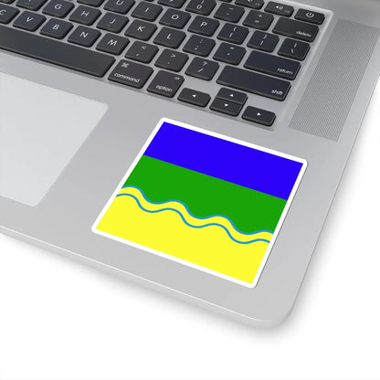 Flag of Borzna Ukraine (Ukraine) STICKER Vinyl Kiss-Cut Decal - The Sticker Space