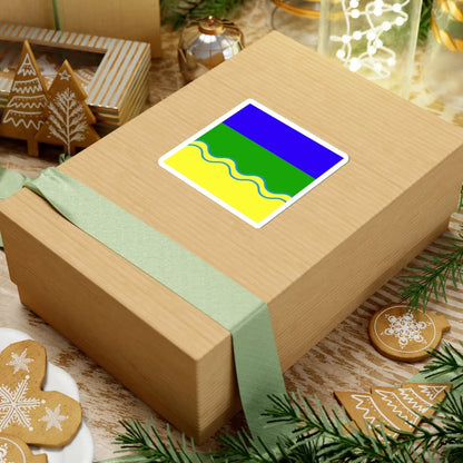 Flag of Borzna Ukraine (Ukraine) STICKER Vinyl Kiss-Cut Decal - The Sticker Space