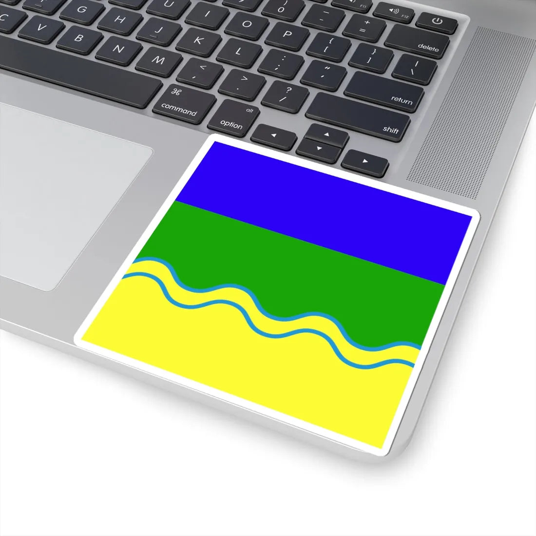 Flag of Borzna Ukraine (Ukraine) STICKER Vinyl Kiss-Cut Decal - The Sticker Space