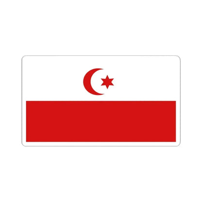 Flag of Bosnia 1875-1877 (Bosnia and Herzegovina) STICKER Vinyl Kiss-Cut Decal 3 Inch White - The Sticker Space