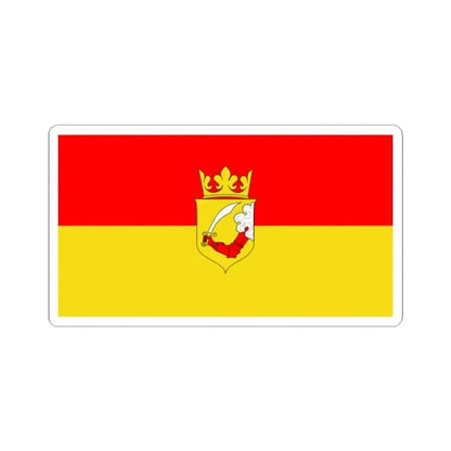 Flag of Bosnia 1878-1908 (Bosnia and Herzegovina) STICKER Vinyl Kiss-Cut Decal 2 Inch White - The Sticker Space