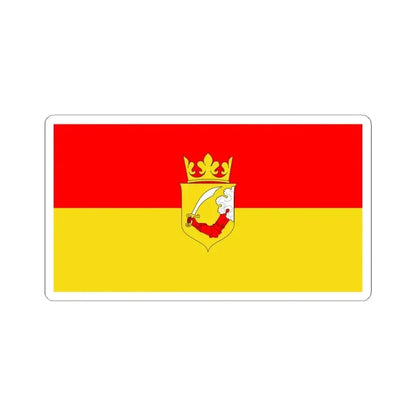 Flag of Bosnia 1878-1908 (Bosnia and Herzegovina) STICKER Vinyl Kiss-Cut Decal 6 Inch White - The Sticker Space