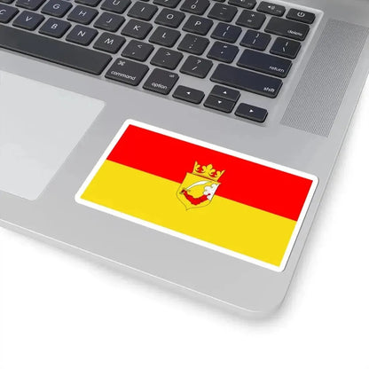 Flag of Bosnia 1878-1908 (Bosnia and Herzegovina) STICKER Vinyl Kiss-Cut Decal - The Sticker Space