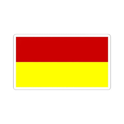 Flag of Bosnia 1908-1918 (Bosnia and Herzegovina) STICKER Vinyl Kiss-Cut Decal 3 Inch White - The Sticker Space