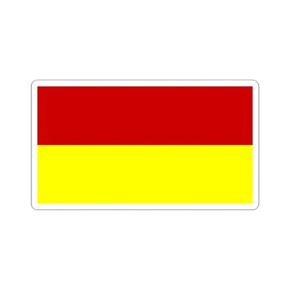 Flag of Bosnia 1908-1918 (Bosnia and Herzegovina) STICKER Vinyl Kiss-Cut Decal 6 Inch White - The Sticker Space
