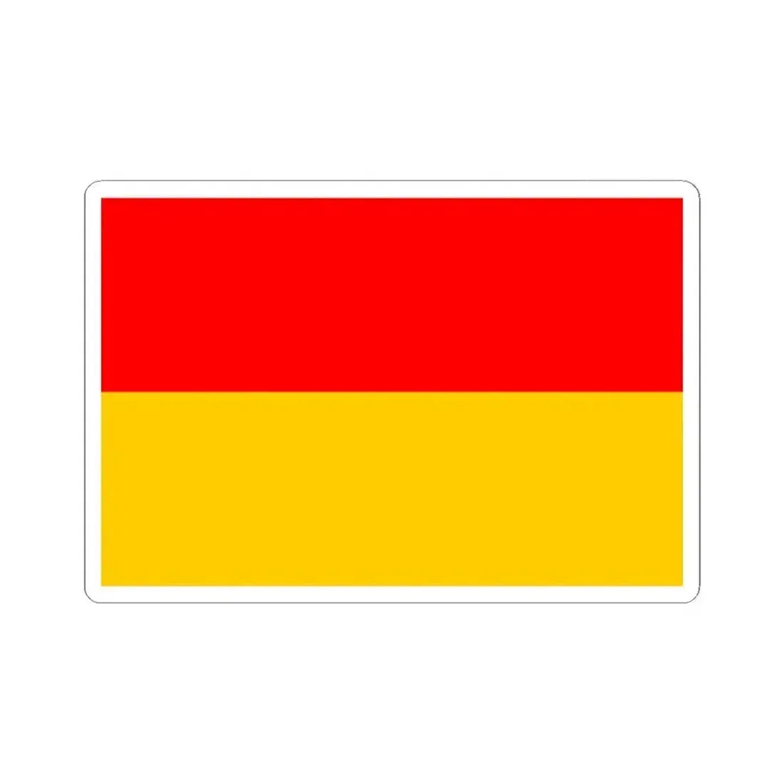 Flag of Bosnia 1908 (Bosnia and Herzegovina) STICKER Vinyl Kiss-Cut Decal 2 Inch White - The Sticker Space