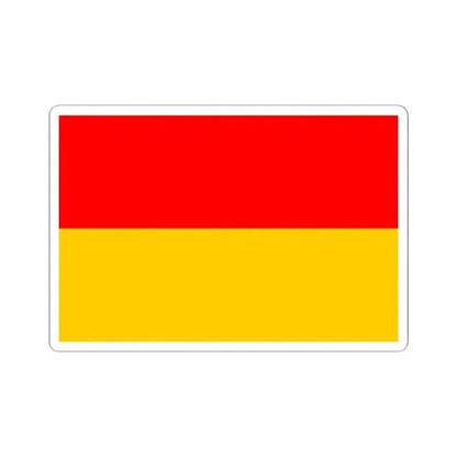 Flag of Bosnia 1908 (Bosnia and Herzegovina) STICKER Vinyl Kiss-Cut Decal 2 Inch White - The Sticker Space