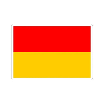 Flag of Bosnia 1908 (Bosnia and Herzegovina) STICKER Vinyl Kiss-Cut Decal 6 Inch White - The Sticker Space