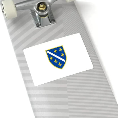 Flag of Bosnia and Herzegovina 1992-1998 3-2 (Bosnia and Herzegovina) STICKER Vinyl Kiss-Cut Decal - The Sticker Space