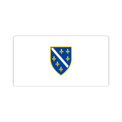 Flag of Bosnia and Herzegovina 1992-1998 (Bosnia and Herzegovina) STICKER Vinyl Kiss-Cut Decal 2 Inch White - The Sticker Space