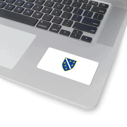 Flag of Bosnia and Herzegovina 1992-1998 (Bosnia and Herzegovina) STICKER Vinyl Kiss-Cut Decal - The Sticker Space