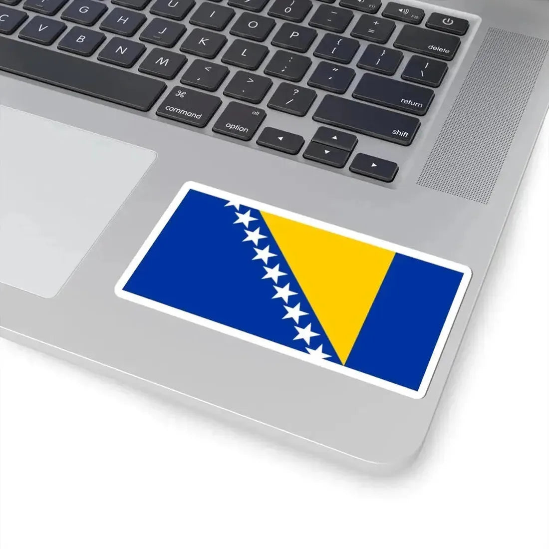 Flag of Bosnia and Herzegovina 1998 (Bosnia and Herzegovina) STICKER Vinyl Kiss-Cut Decal - The Sticker Space