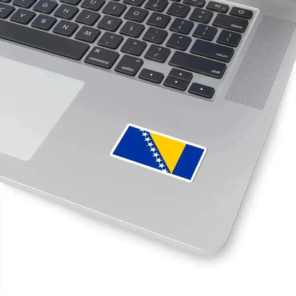 Flag of Bosnia and Herzegovina 1998 (Bosnia and Herzegovina) STICKER Vinyl Kiss-Cut Decal - The Sticker Space