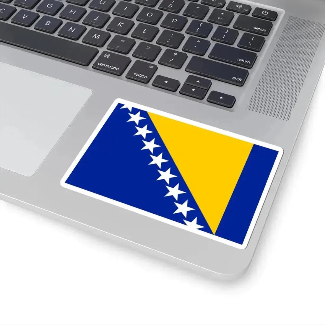Flag of Bosnia and Herzegovina 3-2 (Bosnia and Herzegovina) STICKER Vinyl Kiss-Cut Decal - The Sticker Space