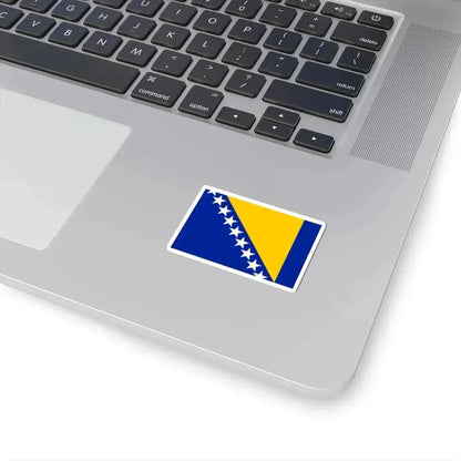 Flag of Bosnia and Herzegovina 3-2 (Bosnia and Herzegovina) STICKER Vinyl Kiss-Cut Decal - The Sticker Space