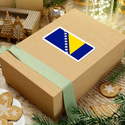 Flag of Bosnia and Herzegovina Pantone (Bosnia and Herzegovina) STICKER Vinyl Kiss-Cut Decal - The Sticker Space