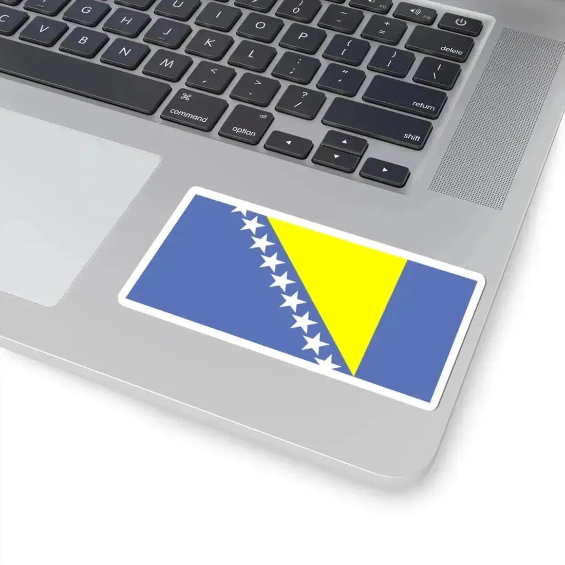 Flag of Bosnia and Herzegovina WFB 2000 (Bosnia and Herzegovina) STICKER Vinyl Kiss-Cut Decal - The Sticker Space