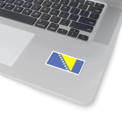 Flag of Bosnia and Herzegovina WFB 2000 (Bosnia and Herzegovina) STICKER Vinyl Kiss-Cut Decal - The Sticker Space