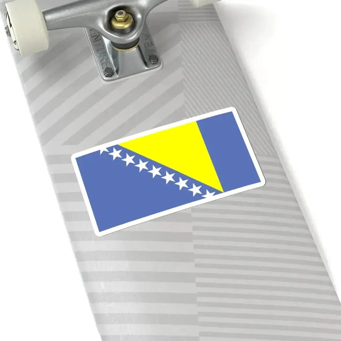 Flag of Bosnia and Herzegovina WFB 2000 (Bosnia and Herzegovina) STICKER Vinyl Kiss-Cut Decal - The Sticker Space
