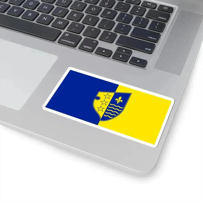 Flag of Bosnian Podrinje (Bosnia and Herzegovina) STICKER Vinyl Kiss-Cut Decal - The Sticker Space