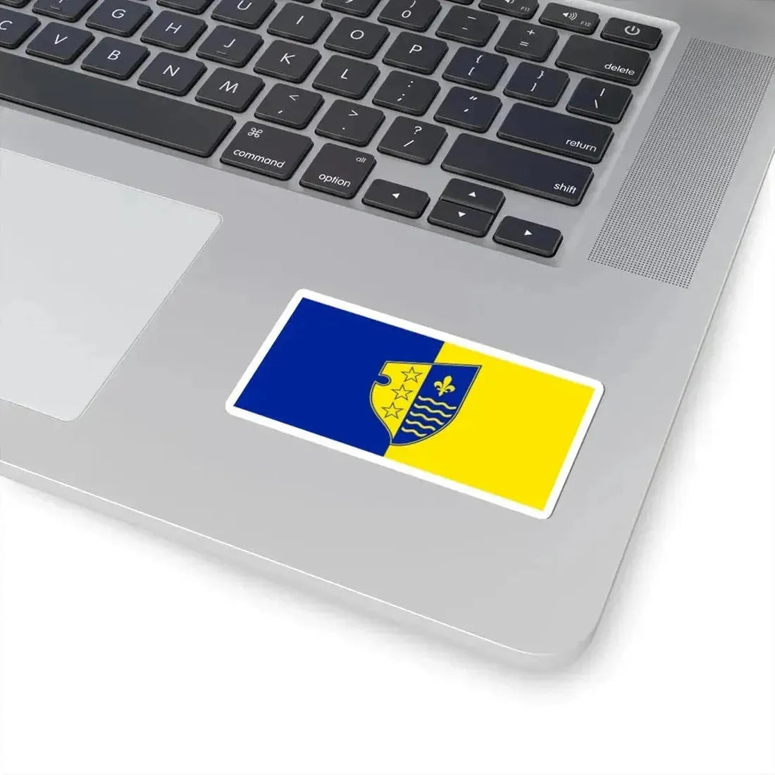 Flag of Bosnian Podrinje (Bosnia and Herzegovina) STICKER Vinyl Kiss-Cut Decal - The Sticker Space