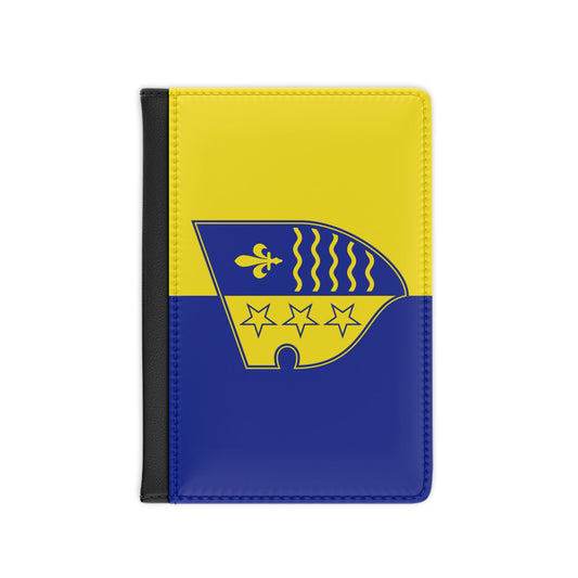 Flag of Bosnian Podrinje Canton Goražde Bosnia and Herzegovina - Passport Holder-3.9" x 5.8"-The Sticker Space