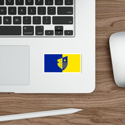 Flag of Bosnian Podrinje Canton Goražde Bosnia and Herzegovina STICKER Vinyl Die-Cut Decal-The Sticker Space