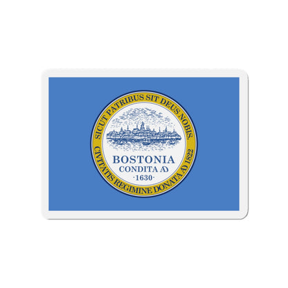 Flag of Boston - Die-Cut Magnet-3" x 3"-The Sticker Space