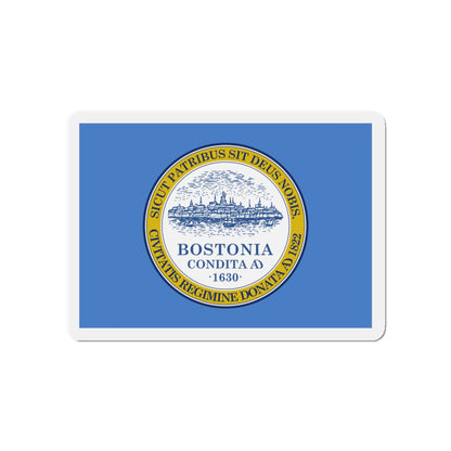 Flag of Boston - Die-Cut Magnet-4" x 4"-The Sticker Space