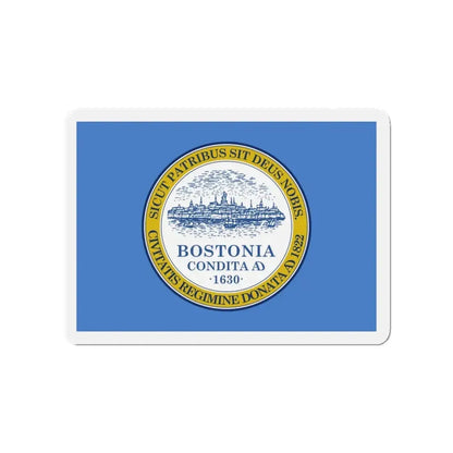 Flag of Boston - Refrigerator Magnet 3 Inch - The Sticker Space