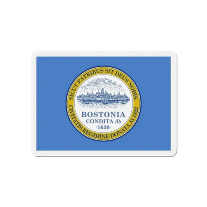 Flag of Boston - Refrigerator Magnet 4 Inch - The Sticker Space