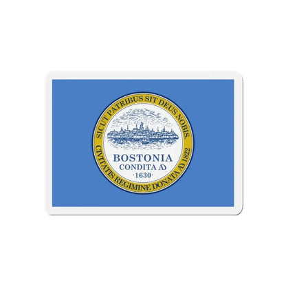Flag of Boston - Refrigerator Magnet 5 Inch - The Sticker Space