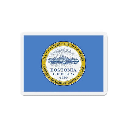 Flag of Boston - Refrigerator Magnet 6 Inch - The Sticker Space