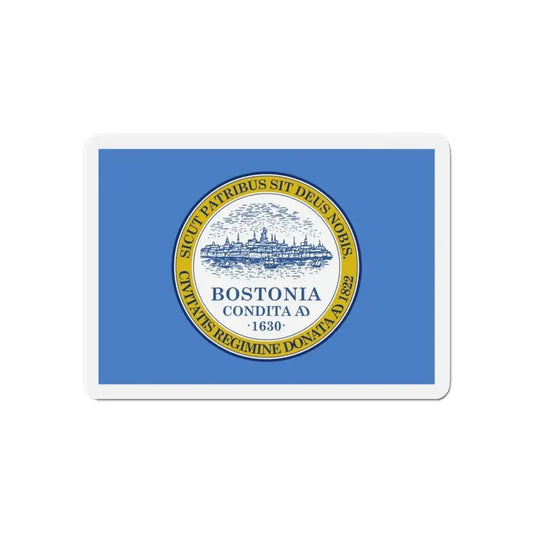Flag of Boston - Refrigerator Magnet 6 Inch - The Sticker Space