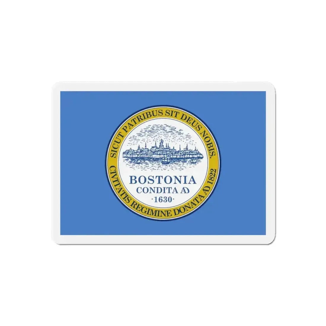 Flag of Boston - Refrigerator Magnet - The Sticker Space